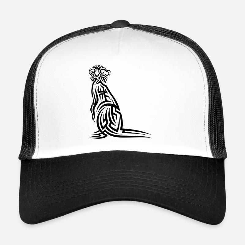 Erdmännchen Tribal Tattoo Trucker Cap
