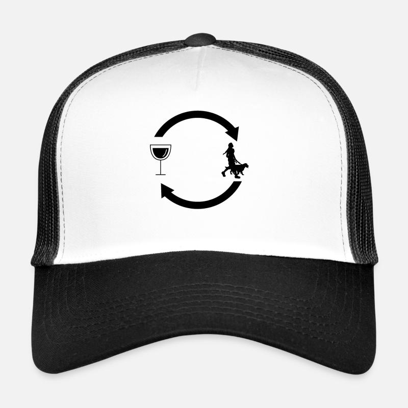 Wine Arrows and Dog 2 - Trucker Cap