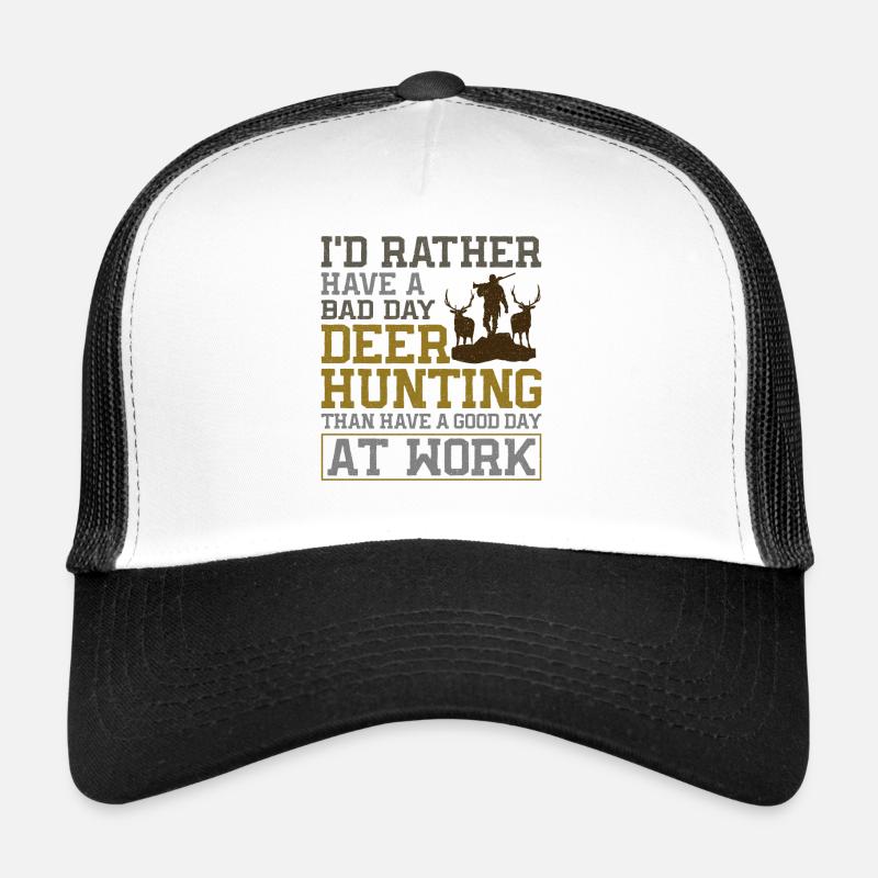 Chasseur de cerfs buck J’aurais Casquette trucker 