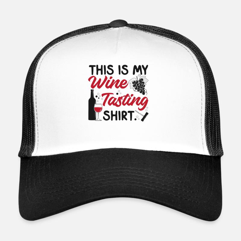 Dégustation de vin de sommelier Casquette trucker 
