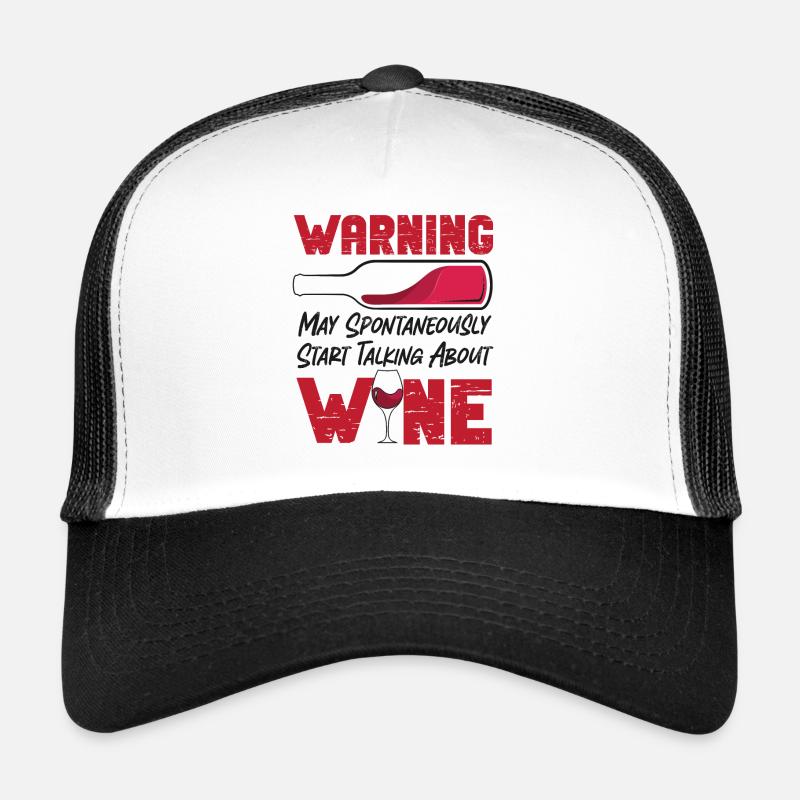 Sommelier Wine Drinking Tasting Trucker Cap