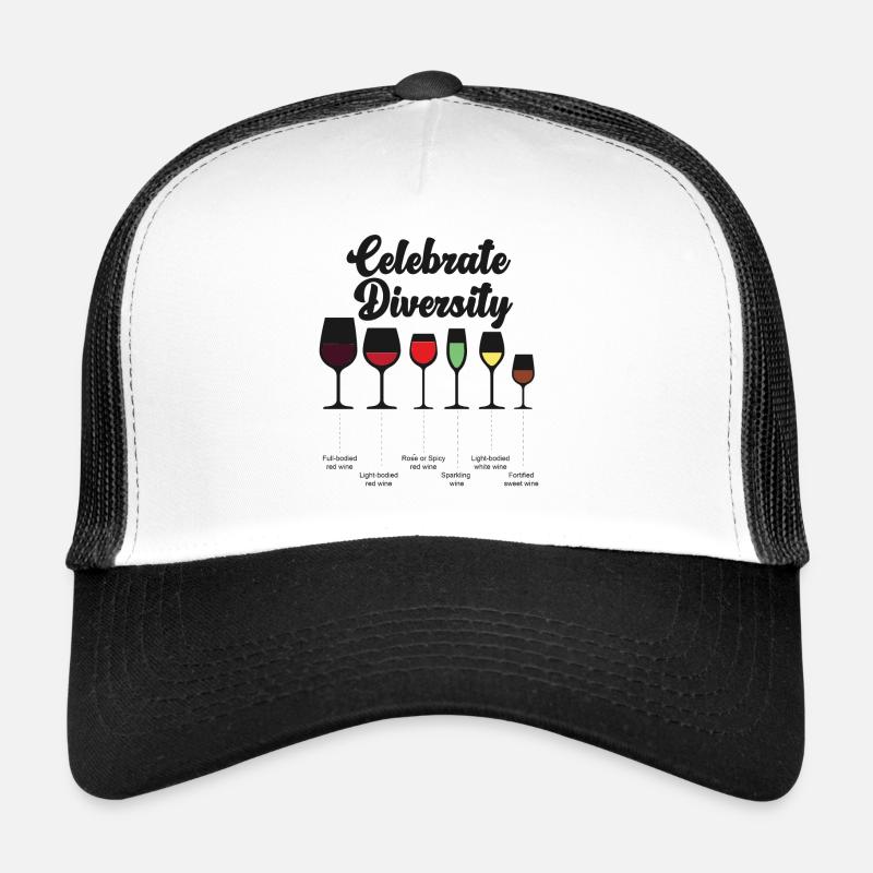 Sommelier Wine Drinking Tasting Trucker Cap