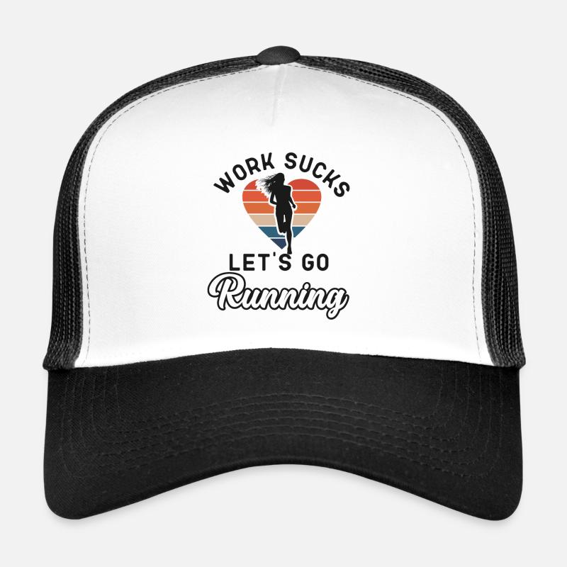 Running Runner Half Marathon Trucker Cap
