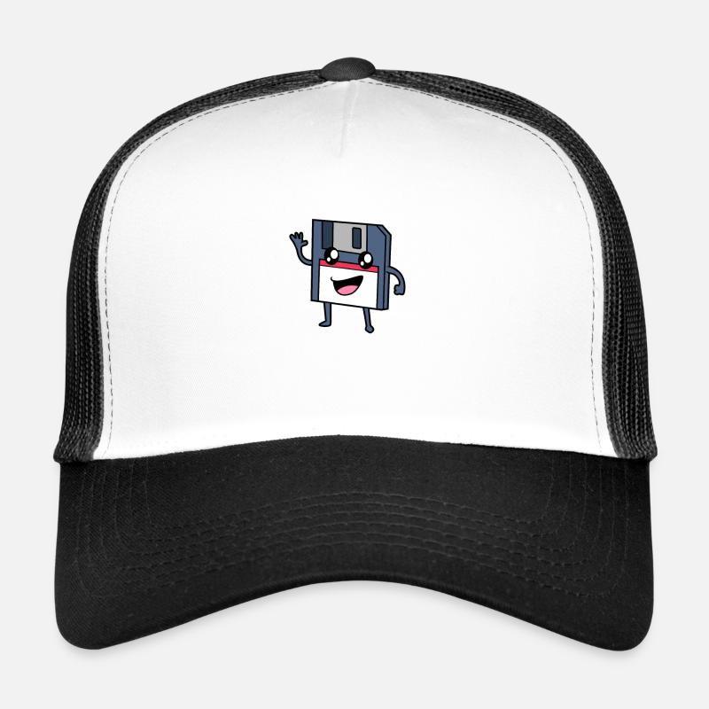 Never forget - Retro Kawaii Diskette Trucker Cap
