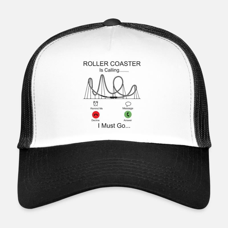 Roller Coaster Phone Display Trucker Cap