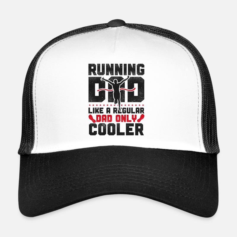 Coureur de course Semi-marathon Papa Casquette trucker 