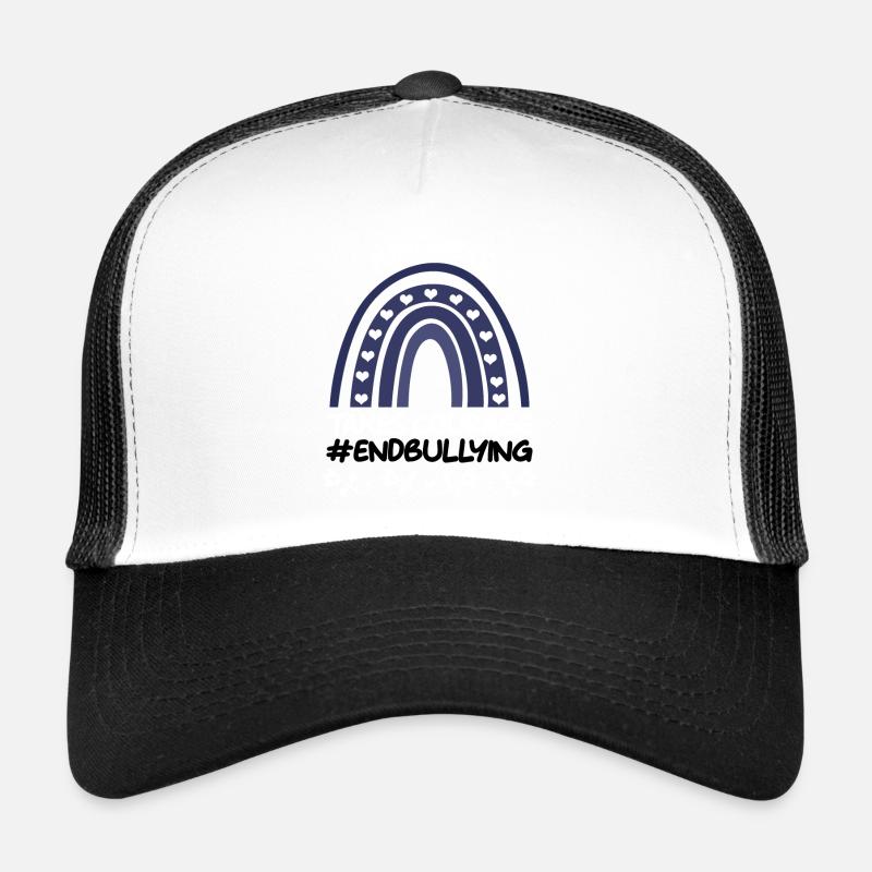 Kindness End Bullying Awareness Unity Day - Trucker Cap - Weiß/Schwarz