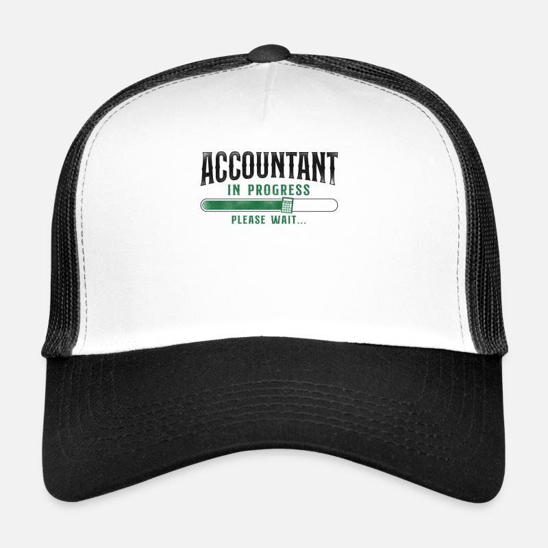 Accountant Bookkeeper Accounting - Trucker Cap - white/black