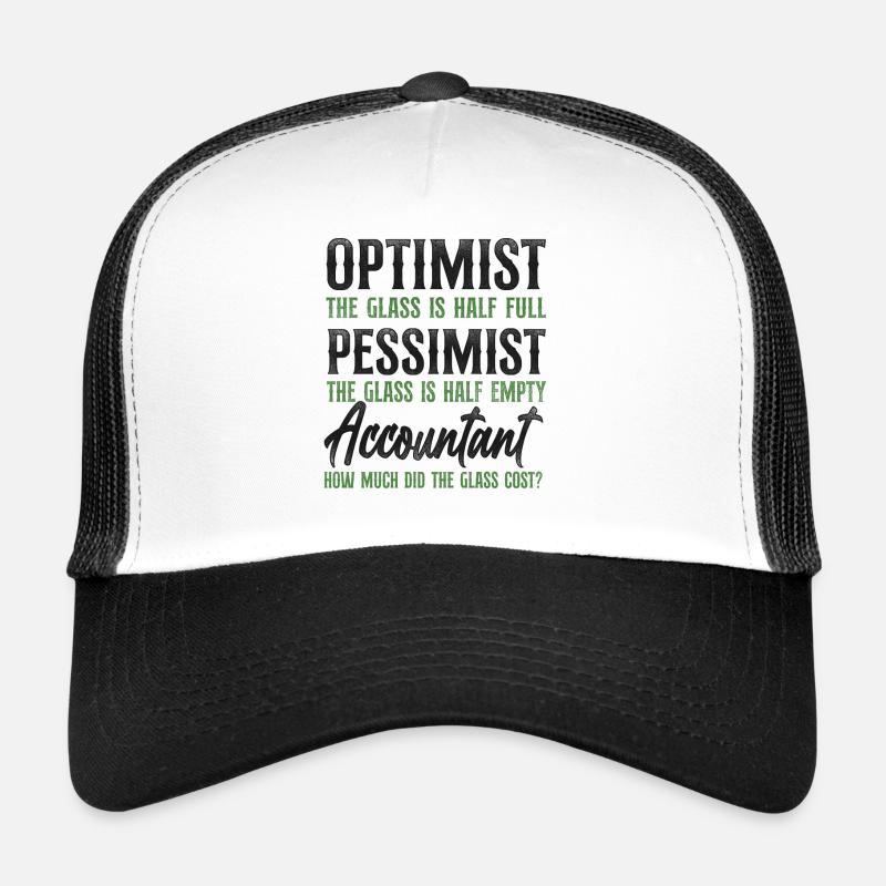 Accountant Bookkeeper Accounting - Trucker Cap - Weiß/Schwarz