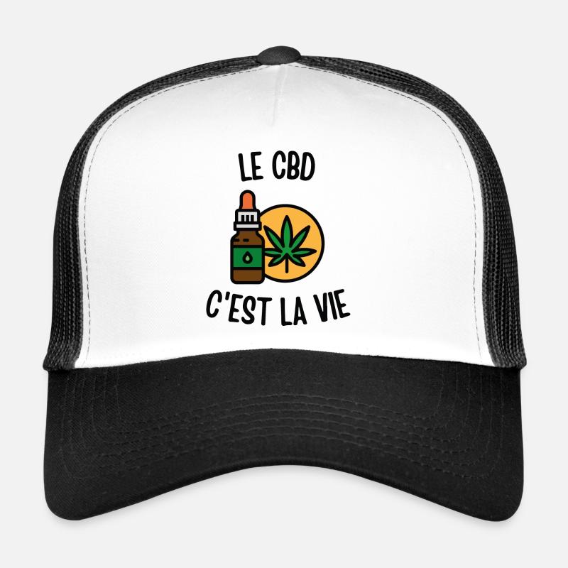 Le CBD c'est la vie Casquette trucker 