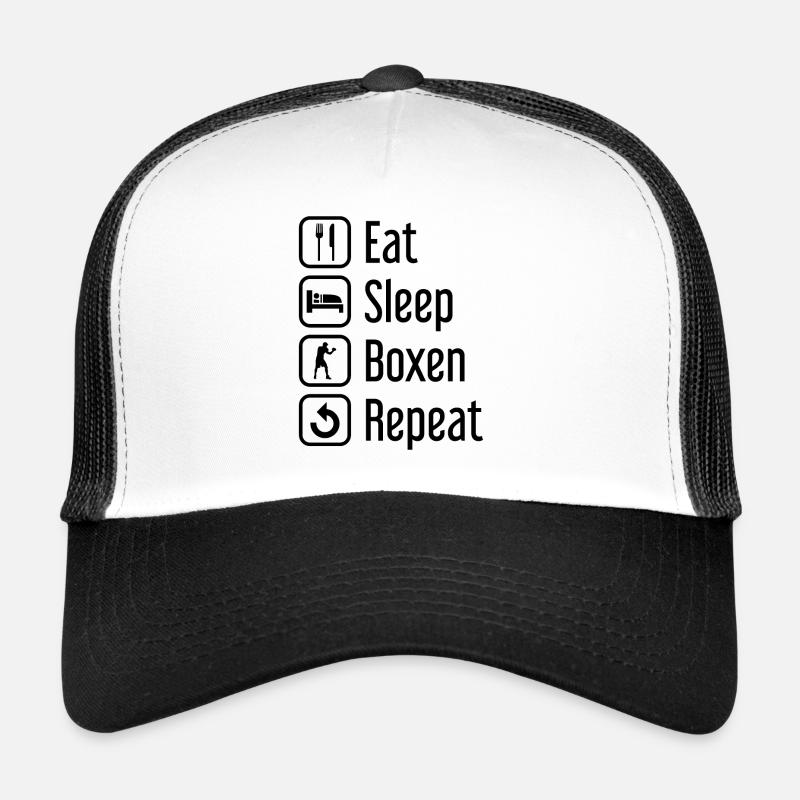 Essen Sie Schlafboxen - Trucker Cap