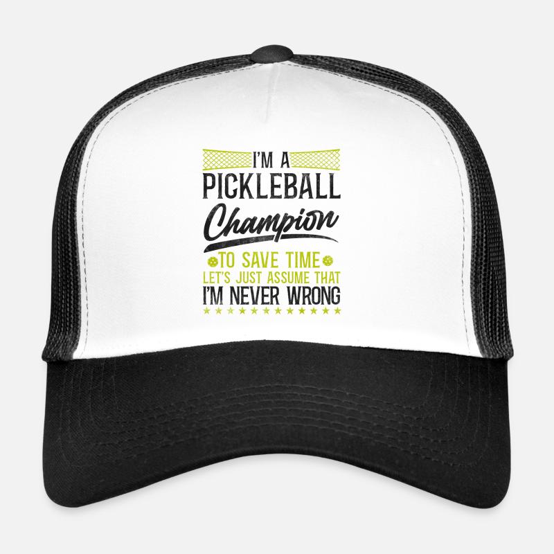 Pickleball Je suis un Pickleball Casquette trucker 