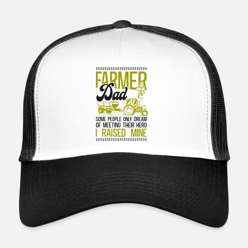 Farming Farmer Dad Father Tractor Trucker Cap