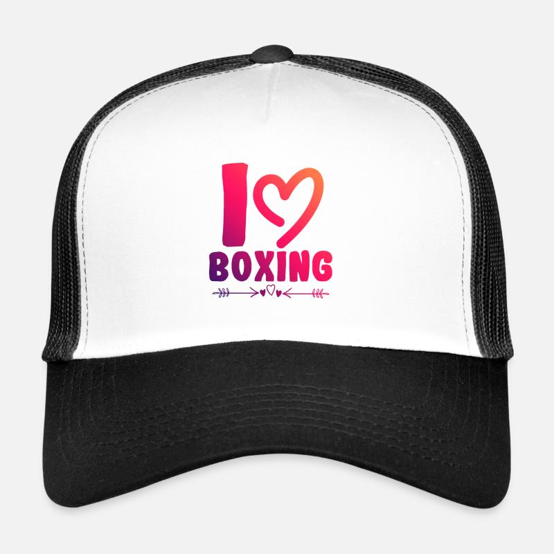 Ich liebe Boxen Trucker Cap