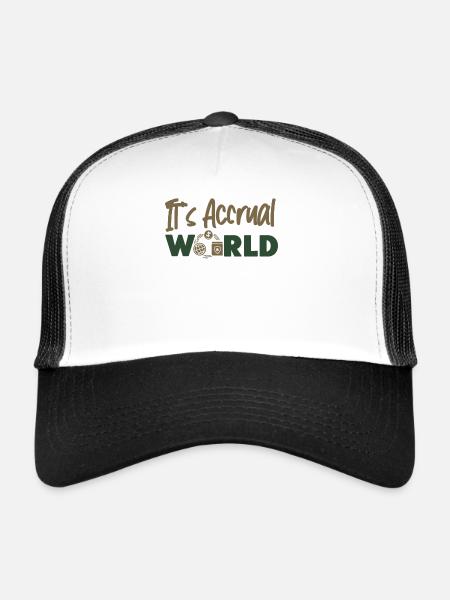 Accountant Bookkeeper Accounting - Trucker Cap - Weiß/Schwarz - Vorne