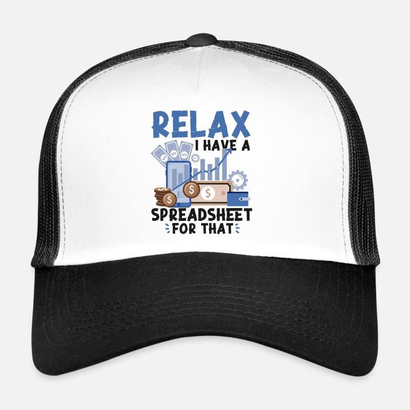 Comptable Comptable Comptable Casquette trucker 