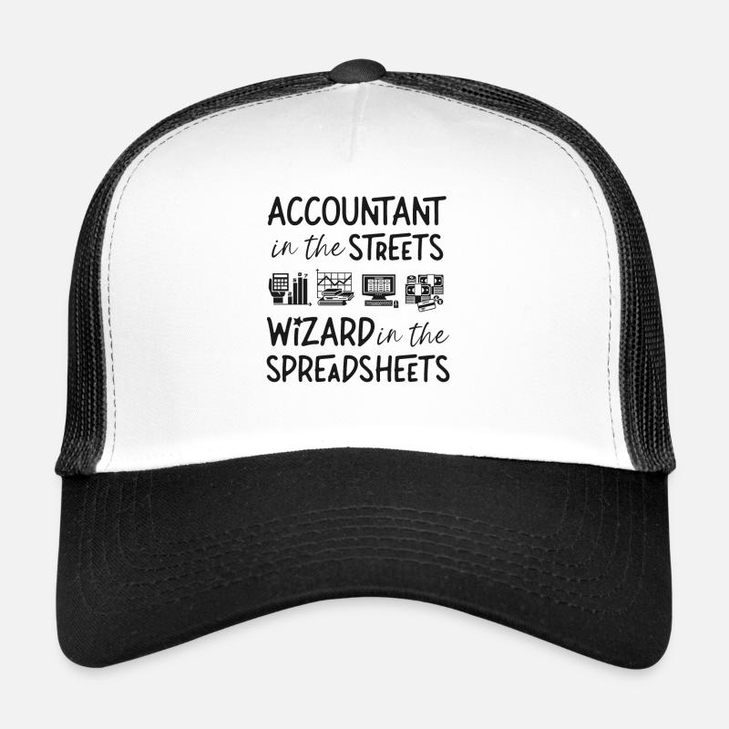 Accountant Bookkeeper Accounting Trucker Cap