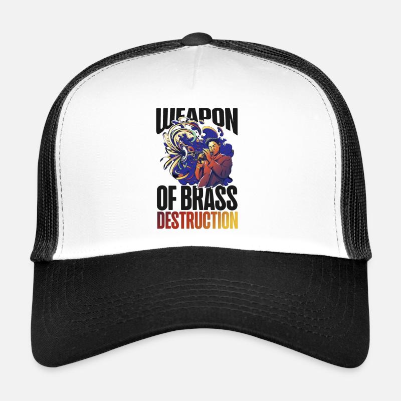 Trompettiste Jeu de mots Arme De Laiton Casquette trucker 