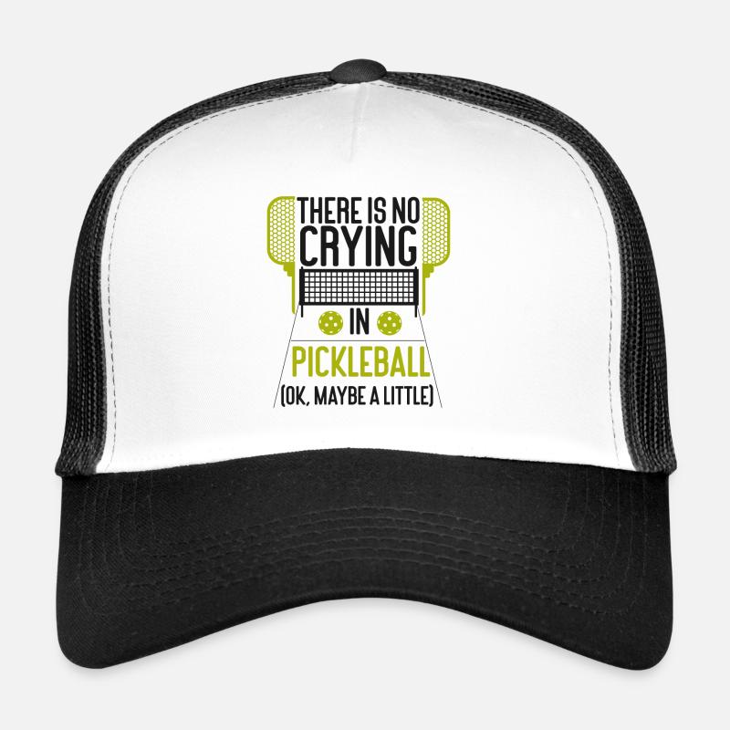 Pickleball Il n’y a pas de pleurs Casquette trucker 