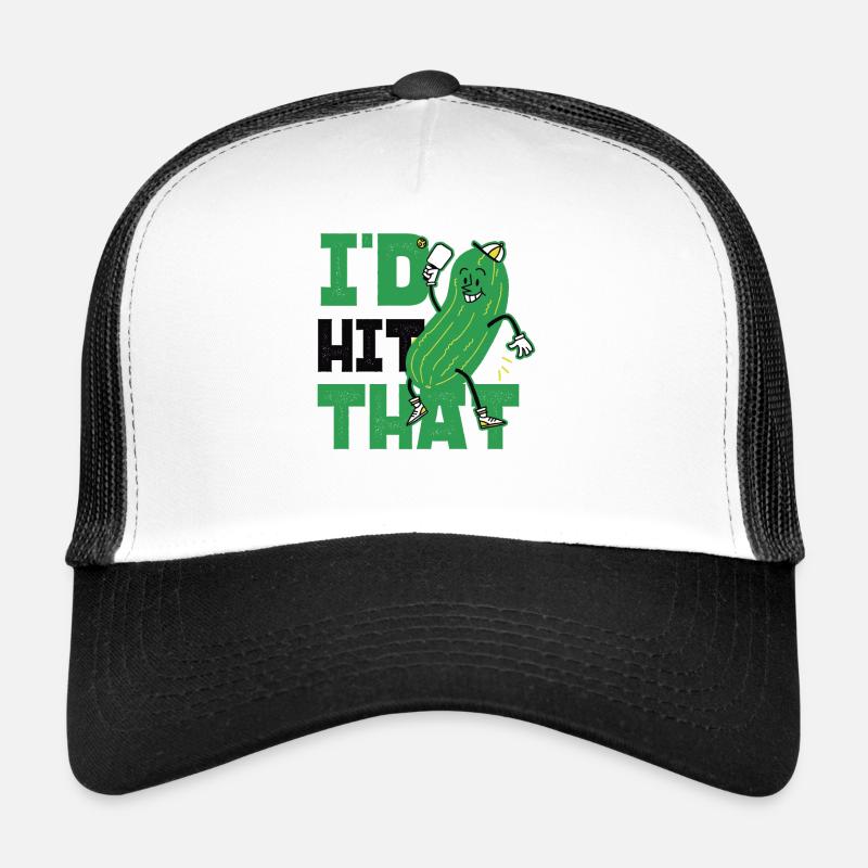 Pickleball Pickle I'd Hit That Trucker Cap