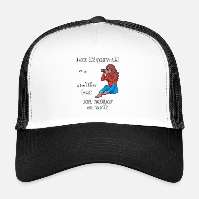 Ich bin 12 - Mädchen Vogelbeobachtung Trucker Cap