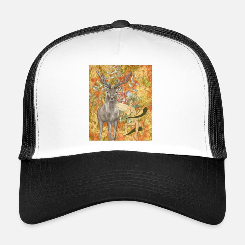 Forêt imaginaire elfe Casquette trucker 