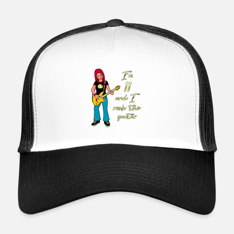 Ich bin 11 - Mädchen Gitarrist Trucker Cap