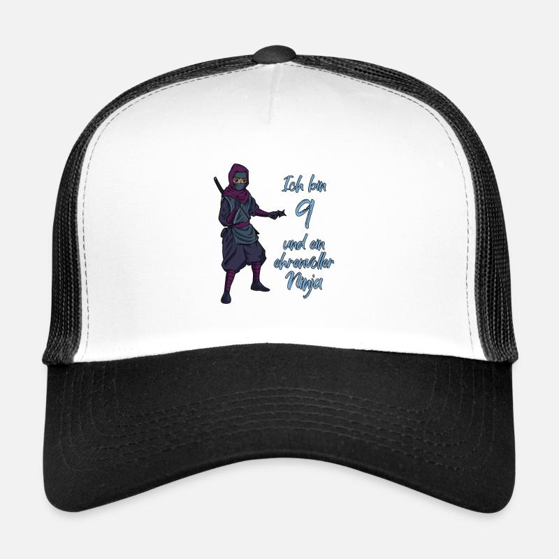 Ich bin 9 - Jungen Ninja Trucker Cap