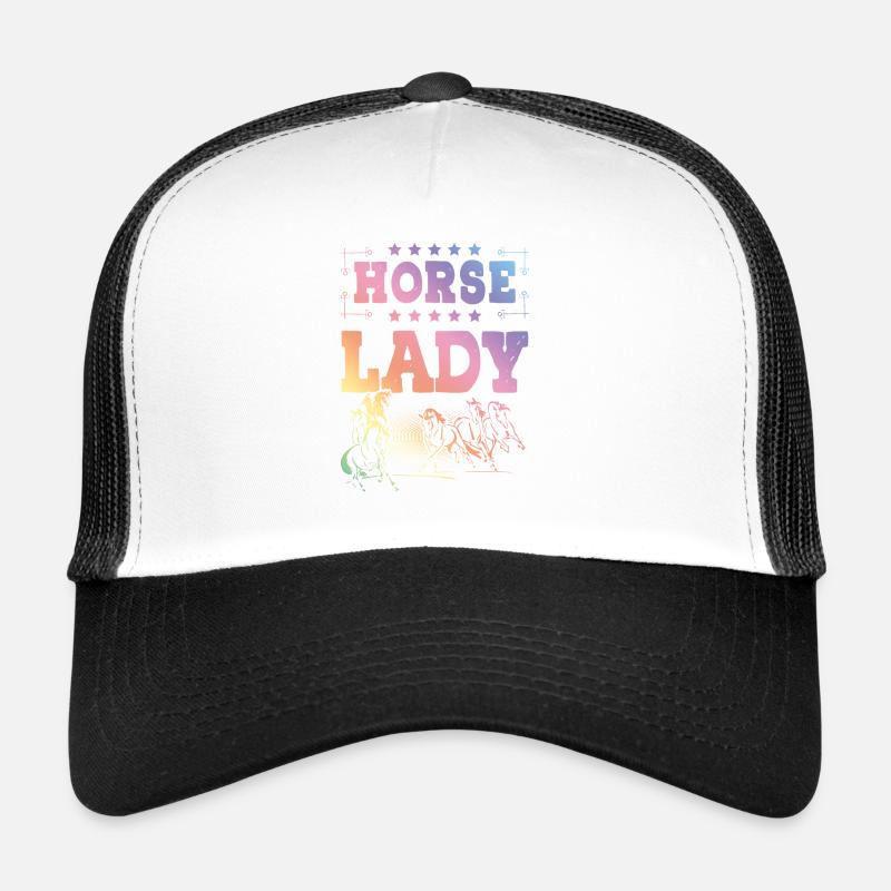 Dame du cheval Casquette trucker 