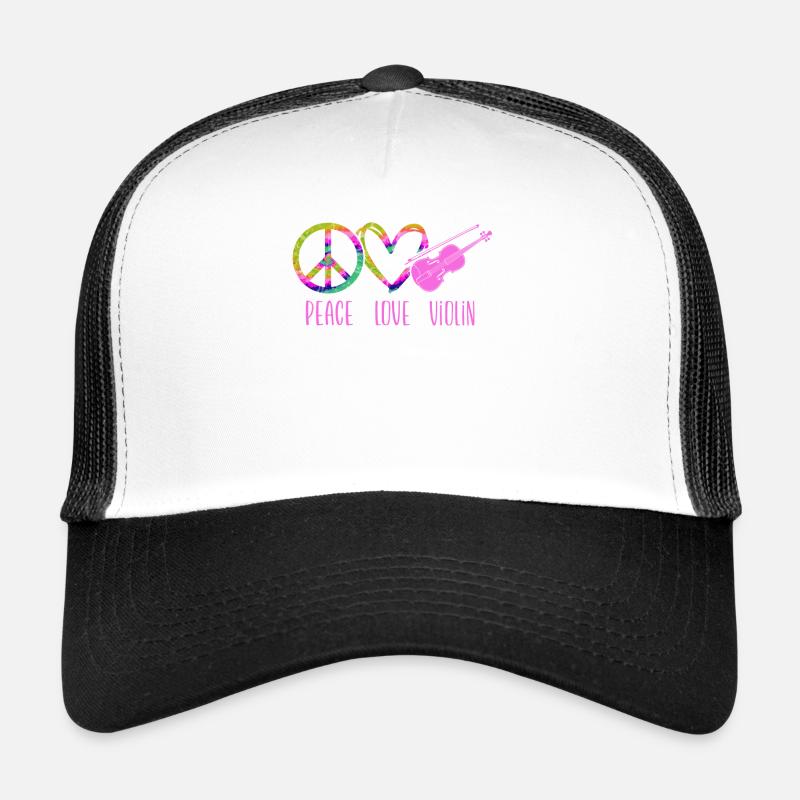 Violon Violoniste Fille Tie Dye Casquette trucker 