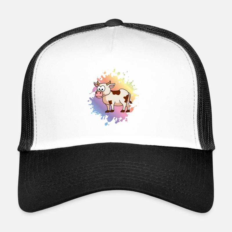 Cow Comic Animal Trucker Cap