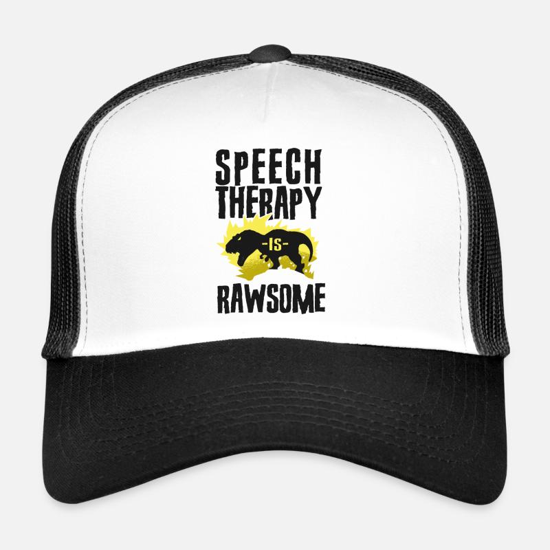 Speech Therapist Therapy Assistant Trucker Cap