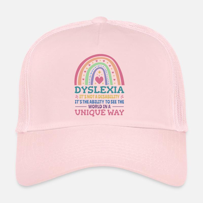 Dyslexie Conscience Dyslexiques Casquette trucker 