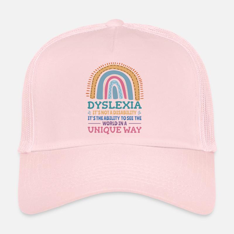 Dyslexie Conscience Dyslexiques Casquette trucker 