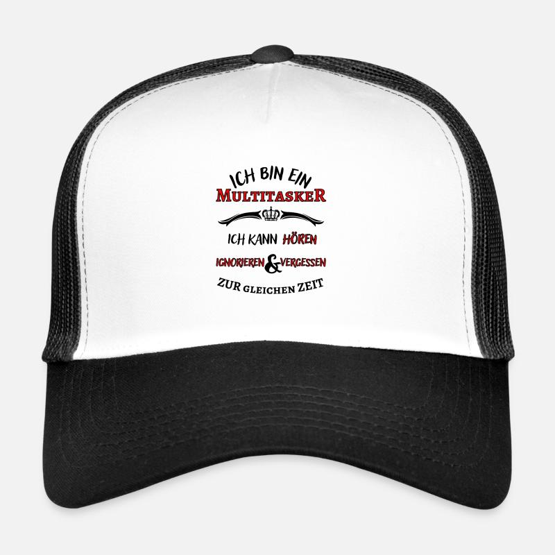 Ich bin ein Multitasker ... cooler Fun Spruch Trucker Cap