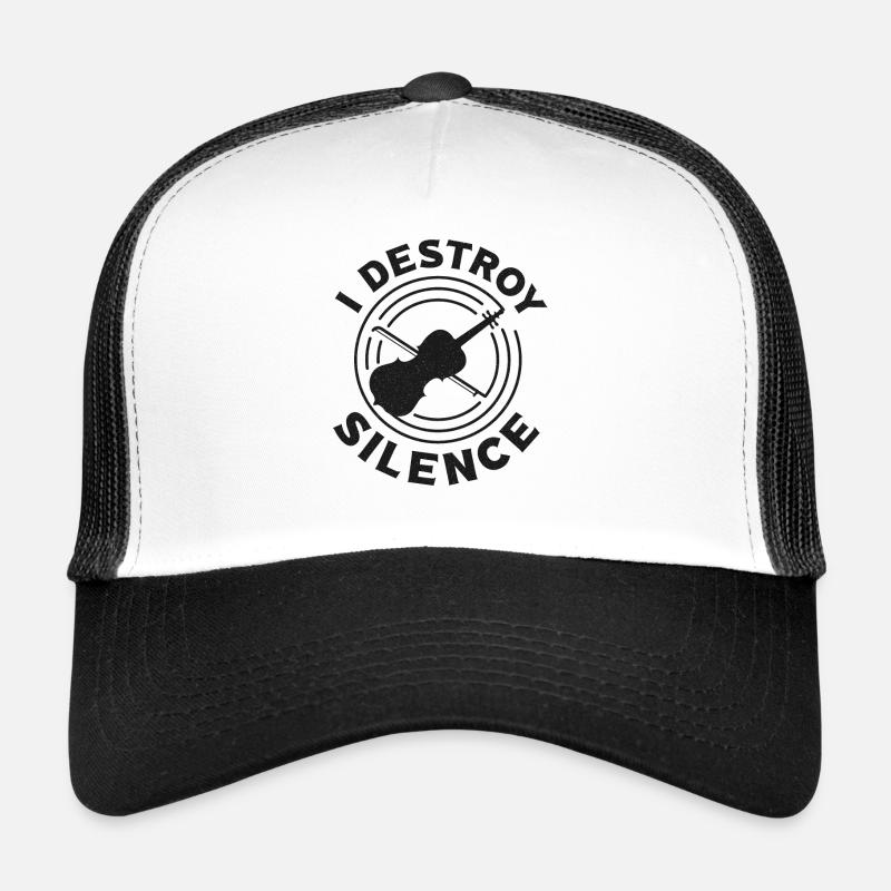 Violoniste de violon I Destroy Silence Casquette trucker 