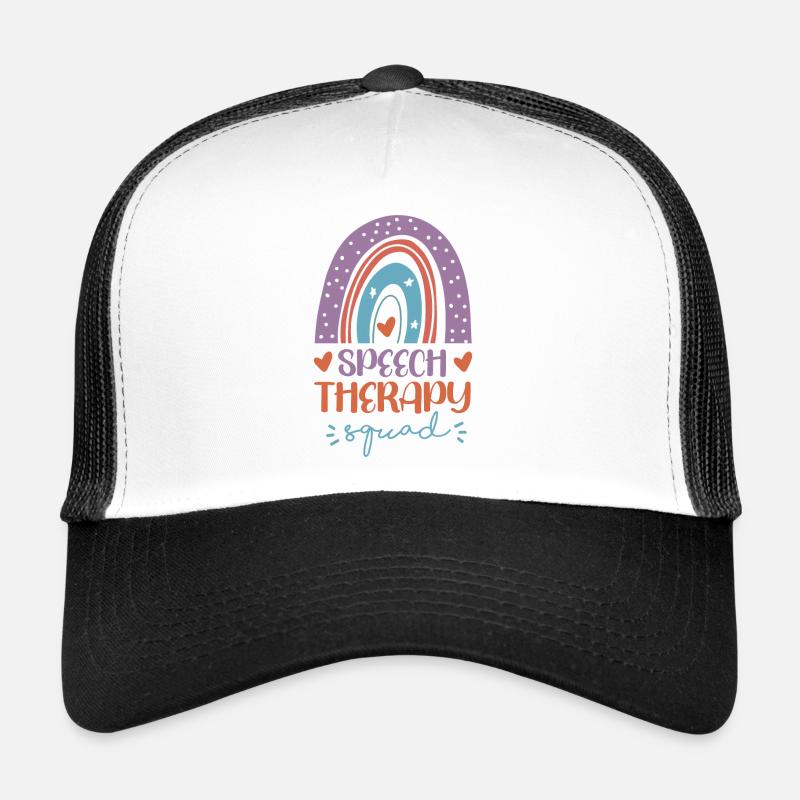 Speech Therapist Therapy Assistant - Trucker Cap - Weiß/Schwarz