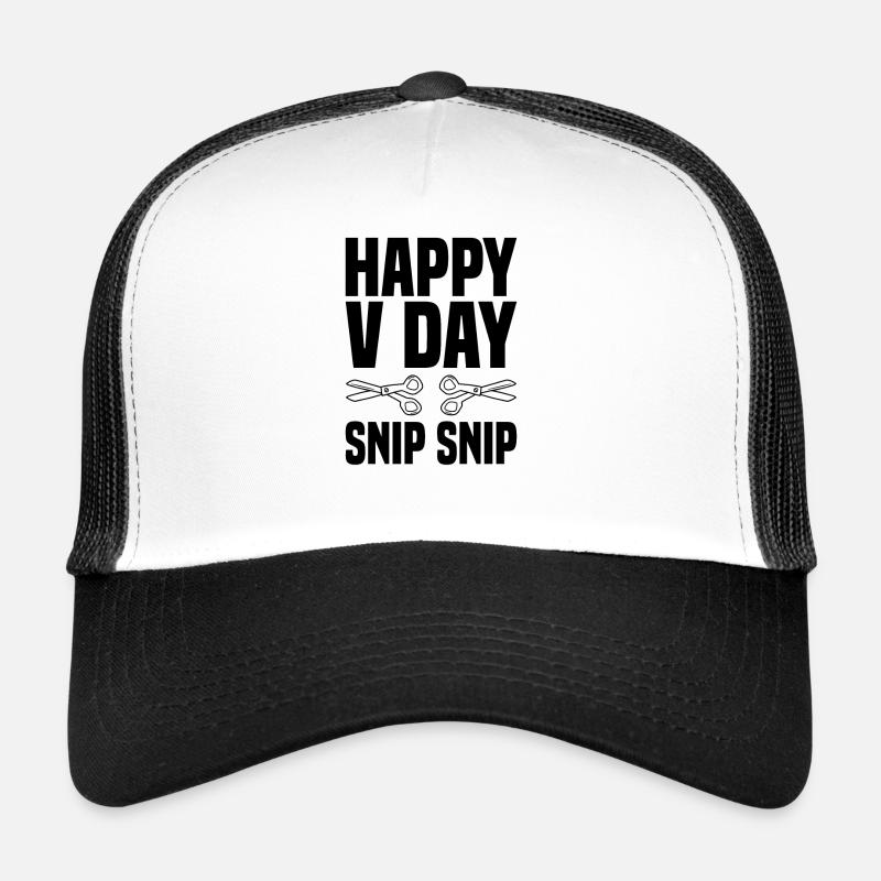 Chirurgie de vasectomie - Casquette trucker  - blanc/noir