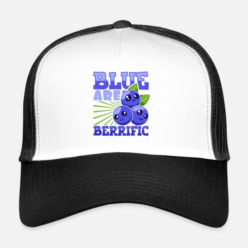 Blue are berrific - Blaubeeren Trucker Cap