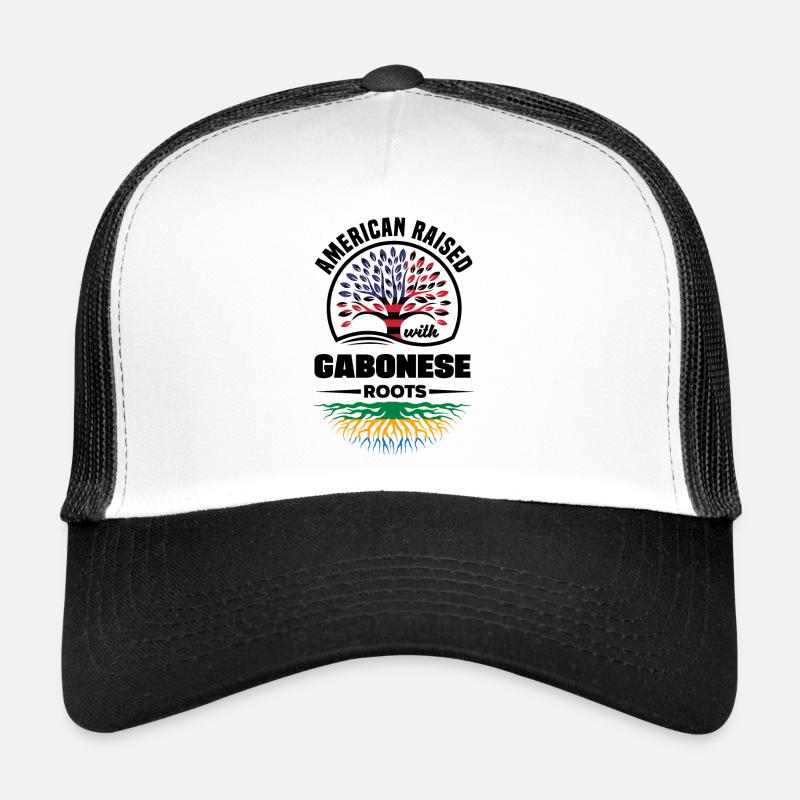 American Raised With Gabonese Roots Gabonese Trucker Cap