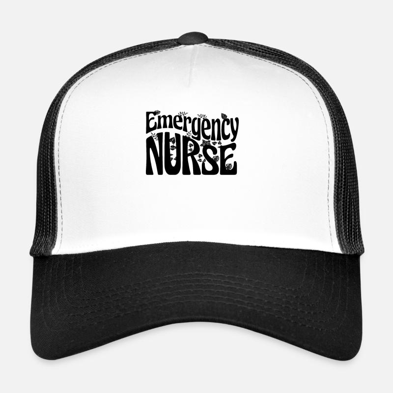 Krankenhaus Notfallkrankenschwester Trucker Cap
