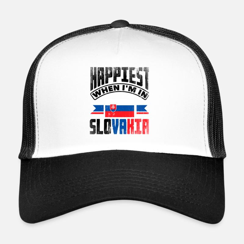 Slovaquie slovaque Citation du drapeau slovaque Casquette trucker 