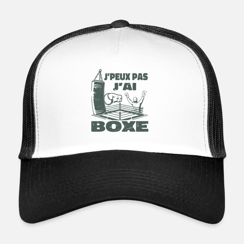 J'Peux Pas J'ai Boxe Humour Cadeau | Boxe Boxeuse Casquette trucker 