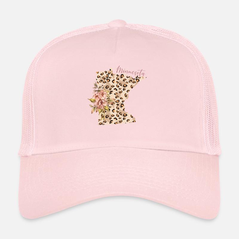 Minnesota Leopard State Minnesota Trucker Cap