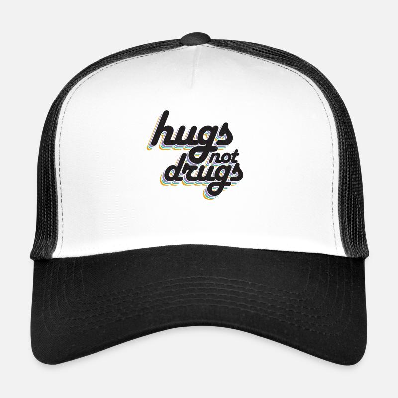 Des câlins au lieu de drogues Casquette trucker 