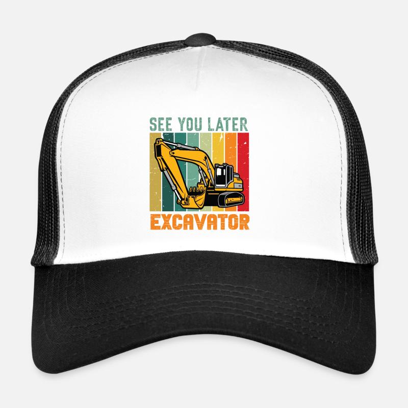 Lustiger Bagger Spruch für Baggerfahrer Trucker Cap