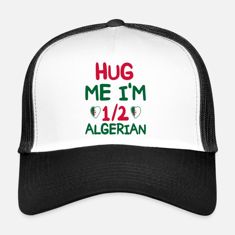 Humour Algérien Je Suis À Moitié Algérien Casquette trucker 