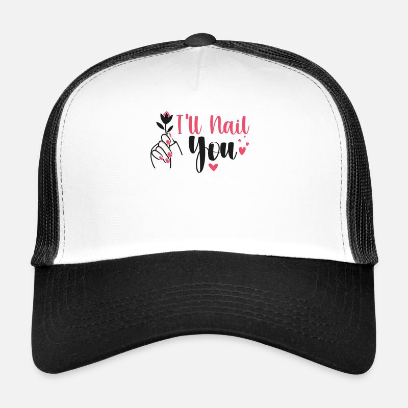 Je vais te clouer drôle Nail Art Manucure Casquette trucker 