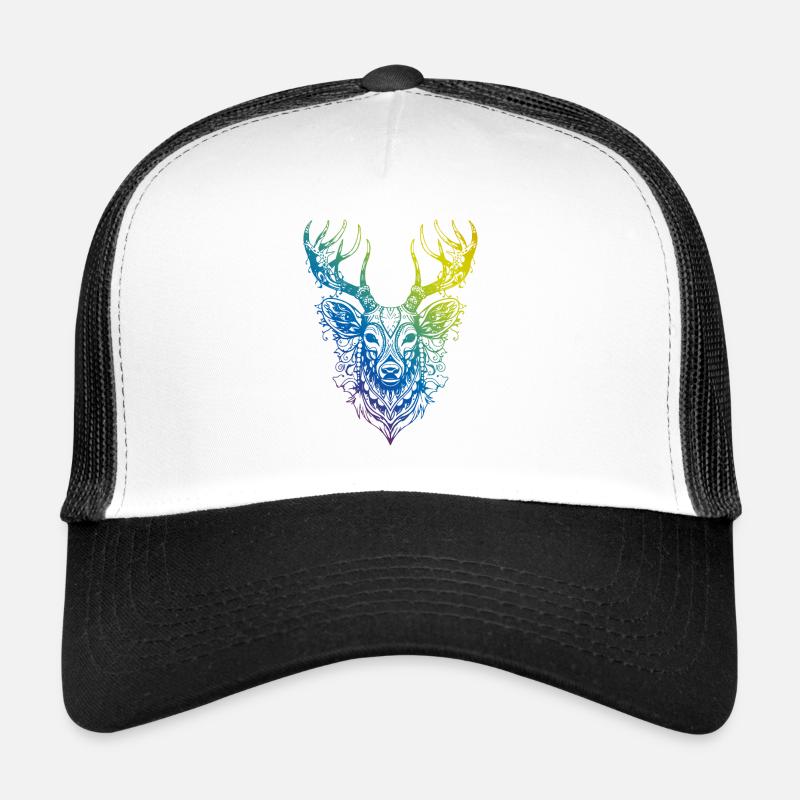 Cerf Mandala Boho Casquette trucker 