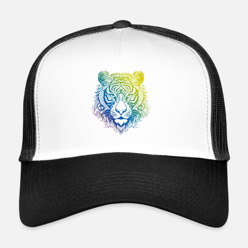 Tiger Mandala Boho Trucker Cap